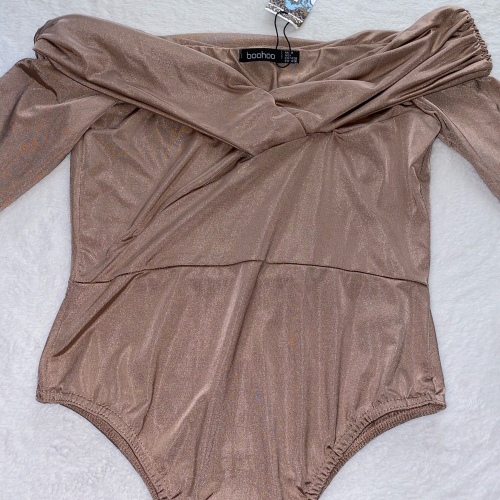 Slinky Sweetheart Off Shoulder Bodysuit